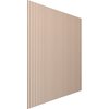 Ekena Millwork 94H x 3/8T Adjustable Wood Slat Wall Panel Kit w/ 1W Slats, Alder contains 42 Slats SWW84X94X0375AL